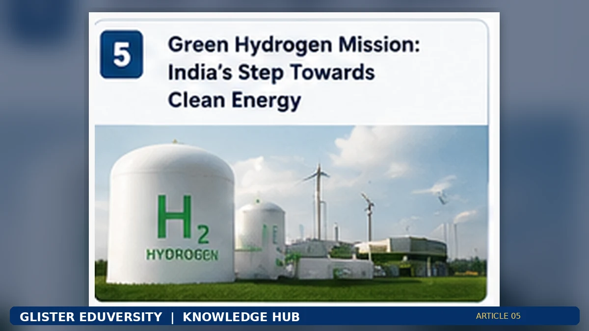 National Green Hydrogen Mission: India's Clean-Energy Opportunity