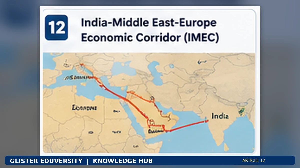 India-Middle East-Europe Economic Corridor: Connectivity and Strategic Trade